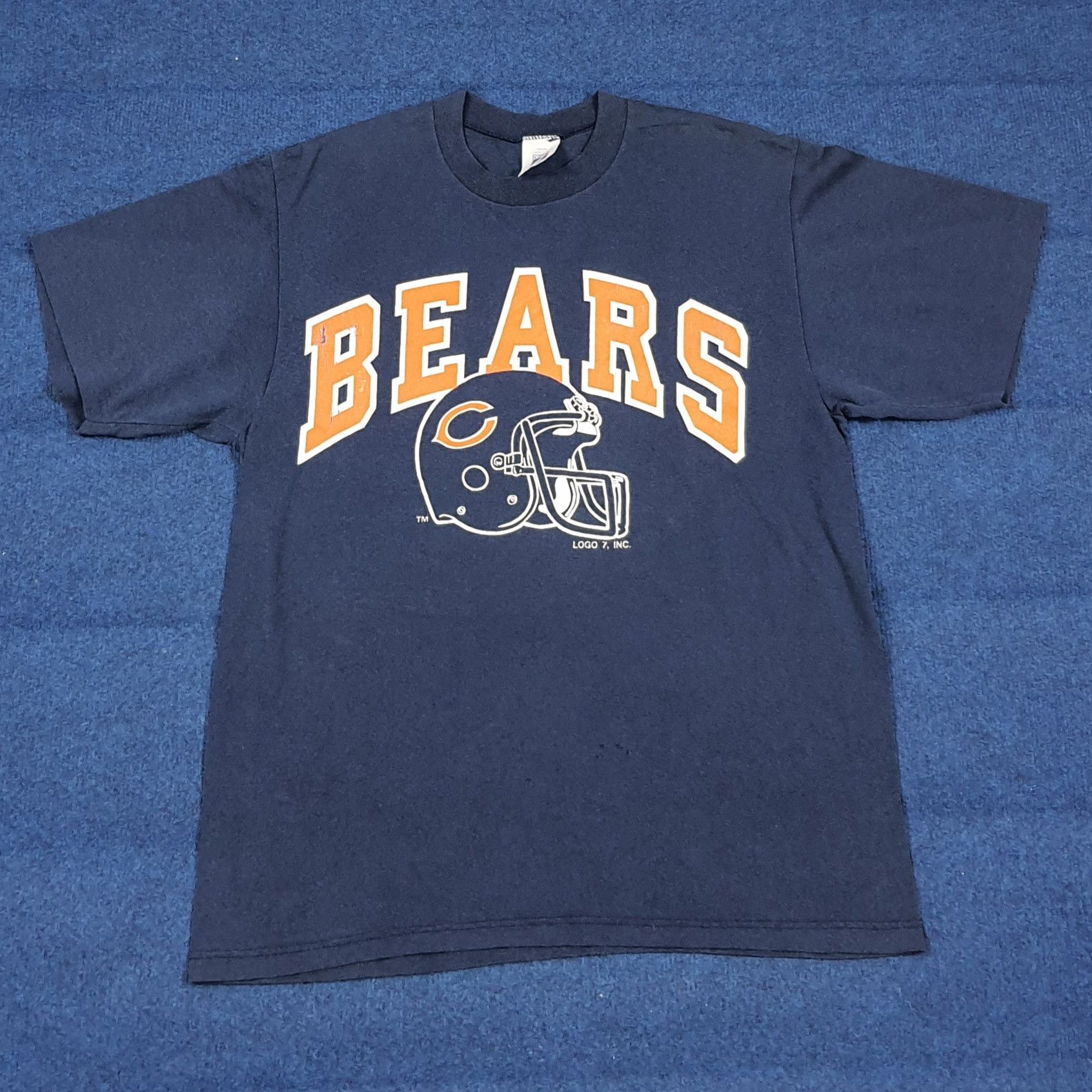 Logo 7 Vintage NFL Chicago Bears American Football Tshirt C294N56 Size US M / EU 48-50 / 2 - 1 Thumbnail