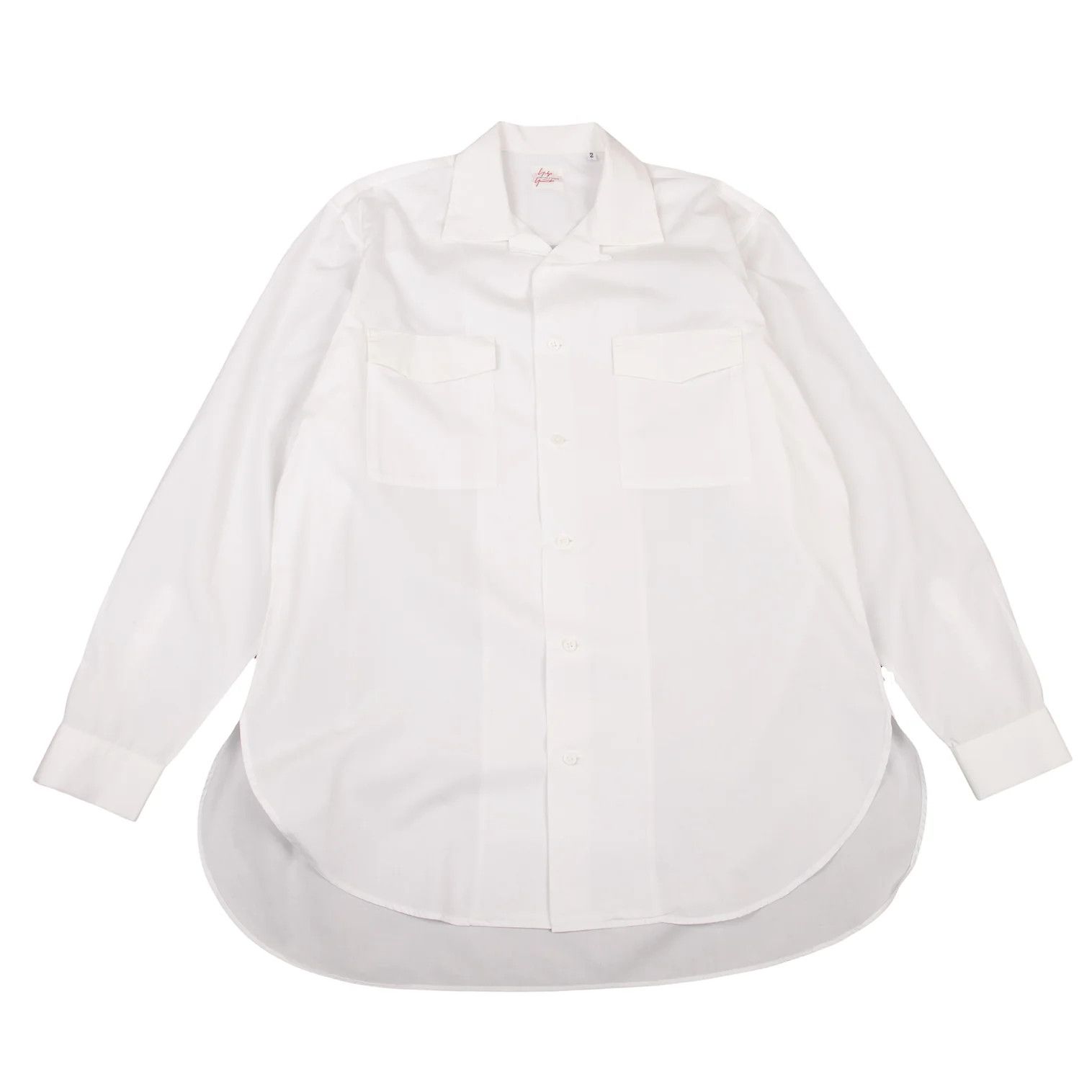 Yohji Yamamoto Yohji Yamamoto Costume D'Homme Open Collar Shirt White Size US S / EU 44-46 / 1 - 1 Thumbnail