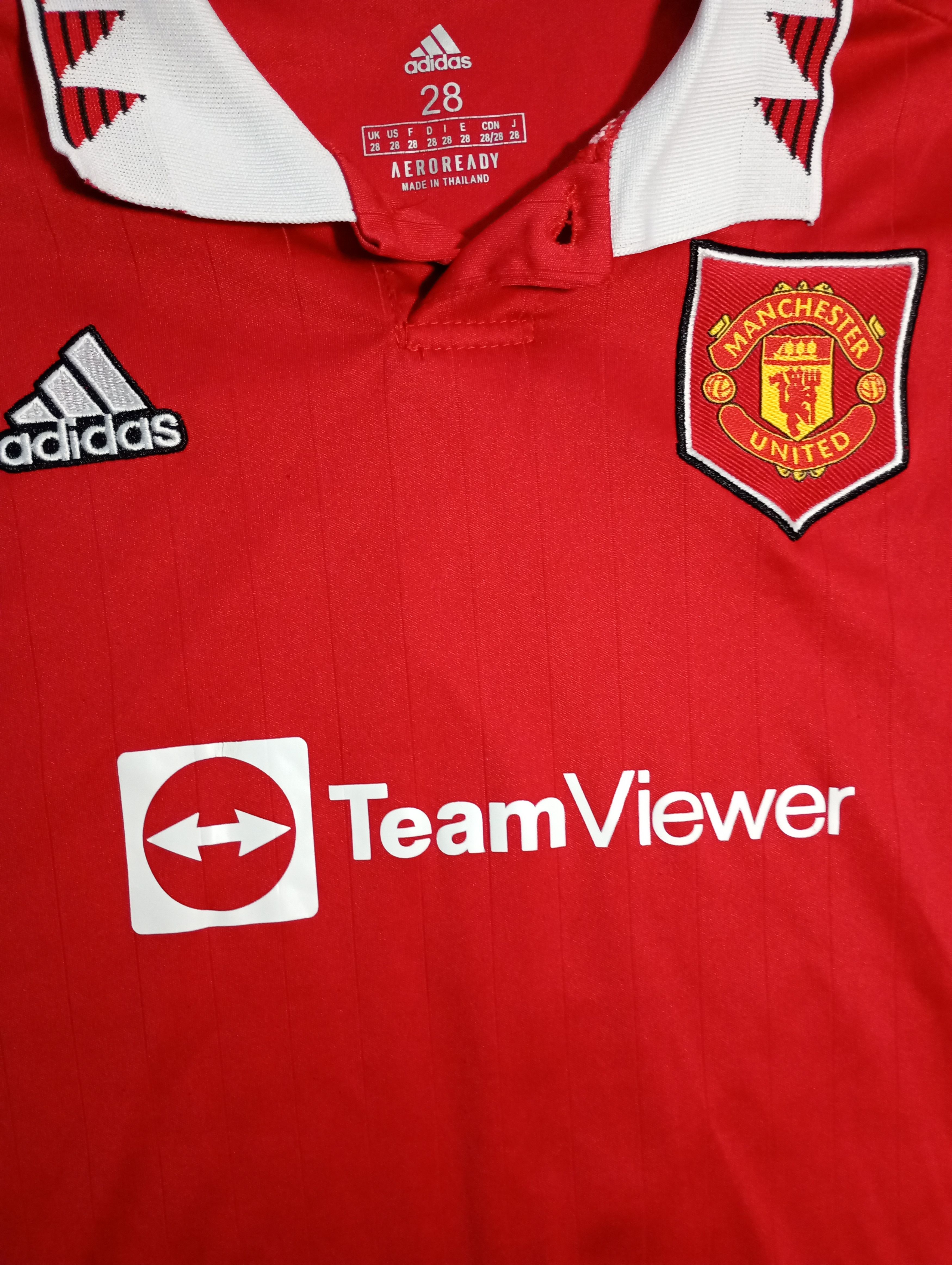 Adidas Adidas Manchester United Jersey №7 Ronaldo 2022-2023 size 28 Size US XS / EU 42 / 0 - 9 Thumbnail
