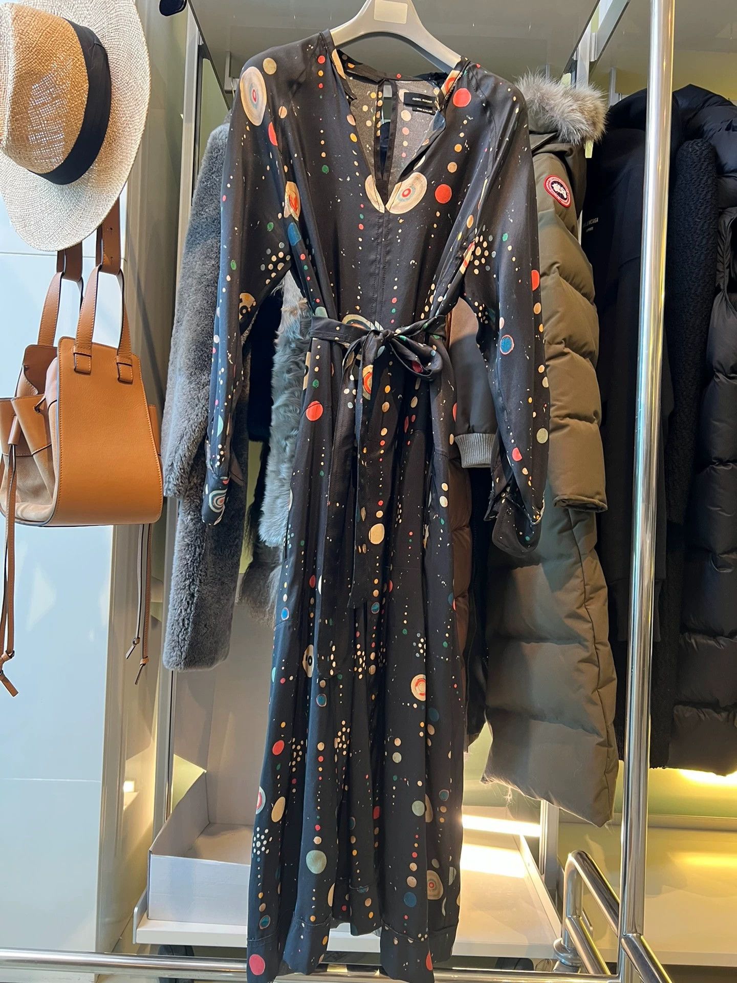 Isabel Marant Isabell Marant 100% Silk Polka Dot Dress 36 New Size XS / US 0-2 / IT 36-38 - 2 Thumbnail