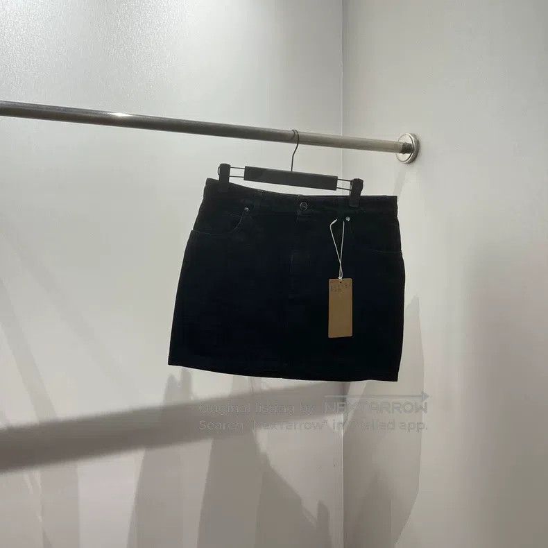 Fendi Fendi Printed Double F Logo Short Denim Skirt Size 26" / US 2 / IT 38 - 1 Thumbnail
