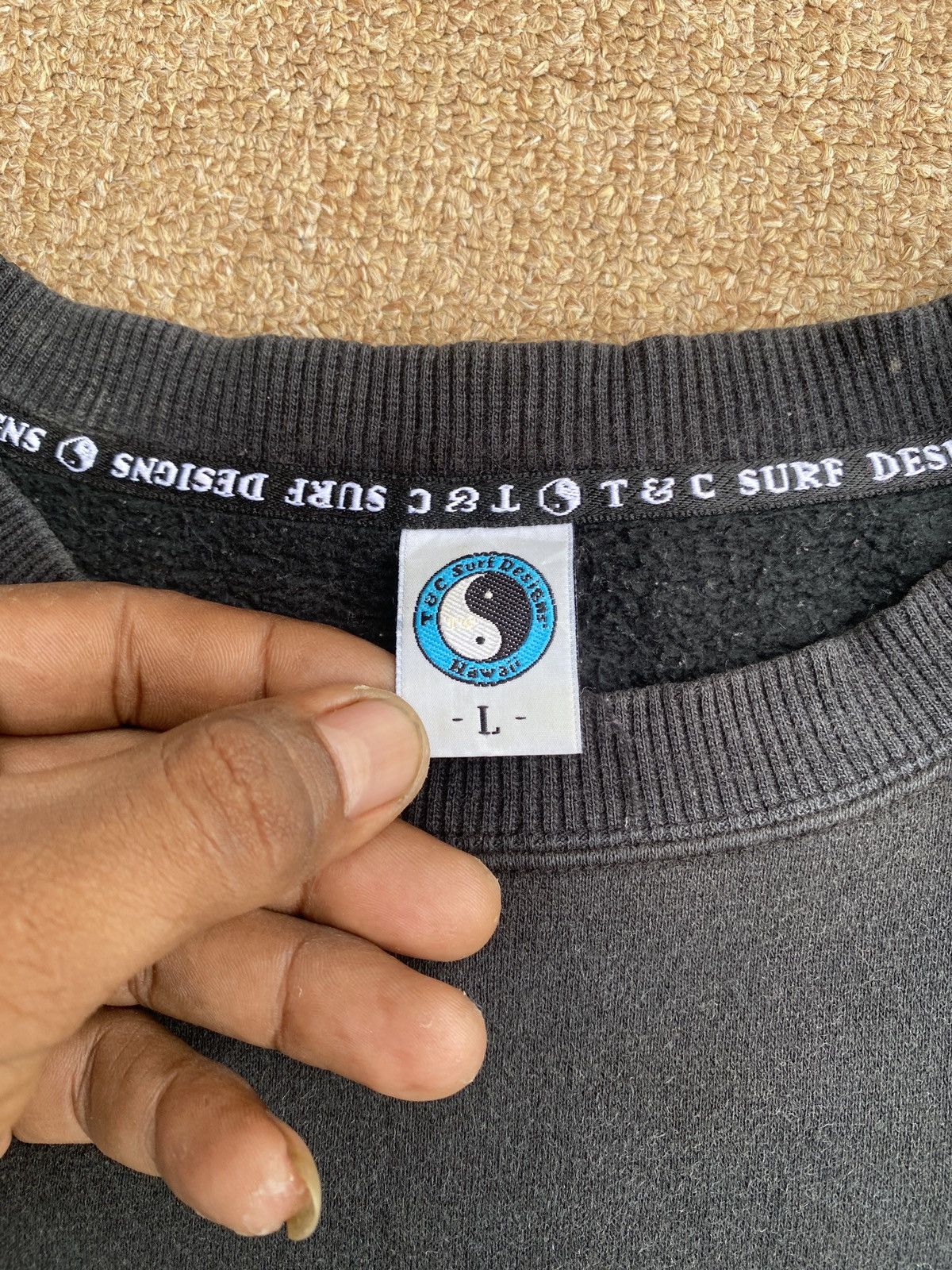 Maui and Sons × Vintage Vintage t&c sufr design crewneck sweatshirt Size US L / EU 52-54 / 3 - 7 Thumbnail