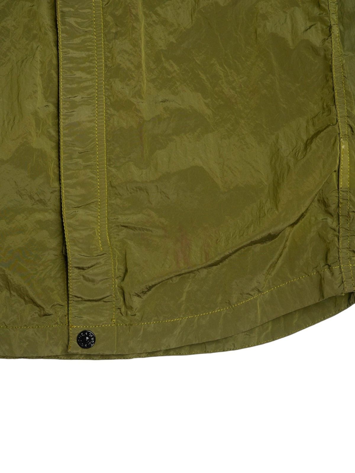 Stone Island Stone Island ss2015 Green nylon metal overshirt Size US S / EU 44-46 / 1 - 3 Thumbnail