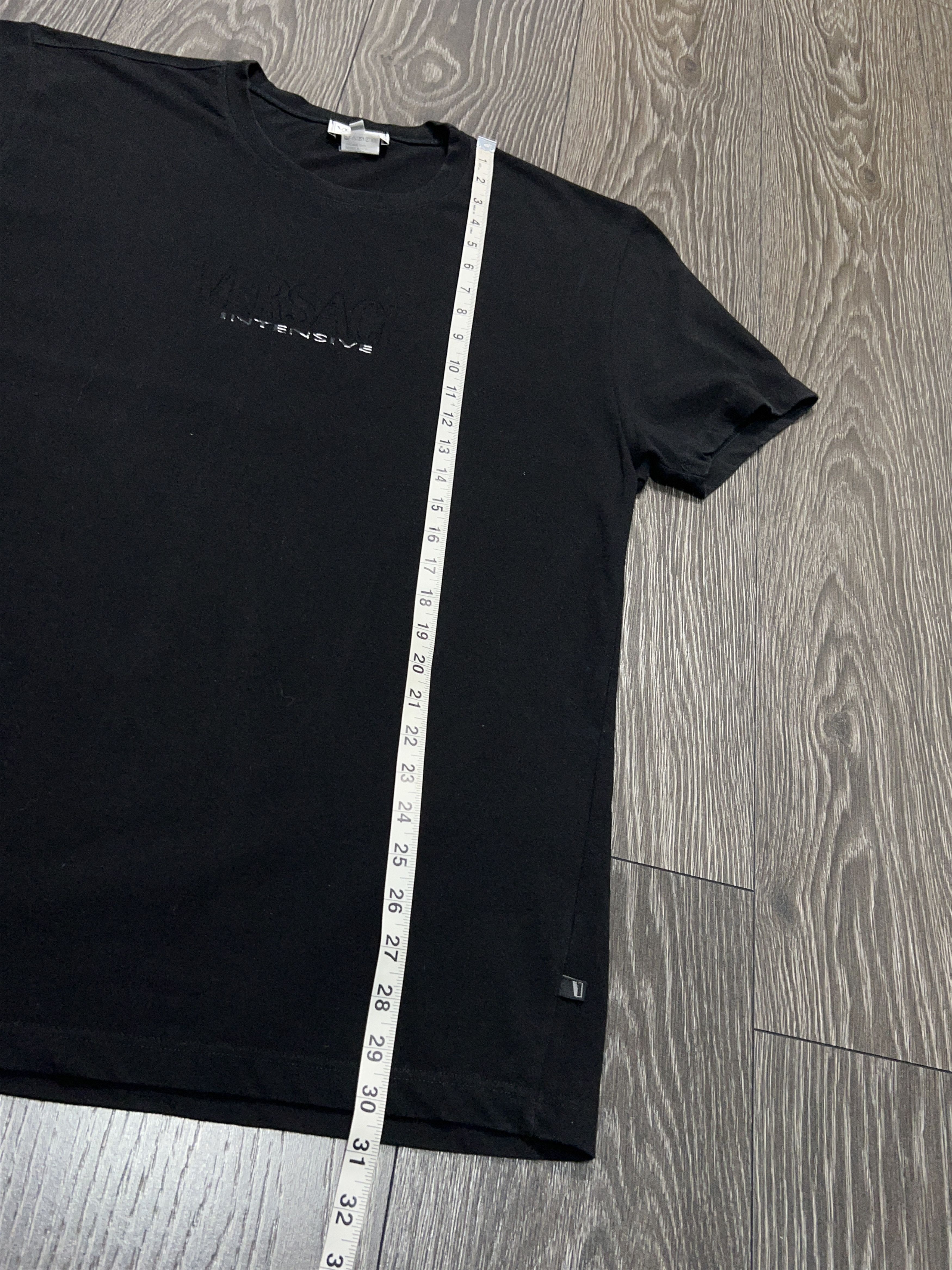 Vintage Mens Versace Intensive Logo Black Cotton Polyamide Size XL Size US XL / EU 56 / 4 - 9 Thumbnail