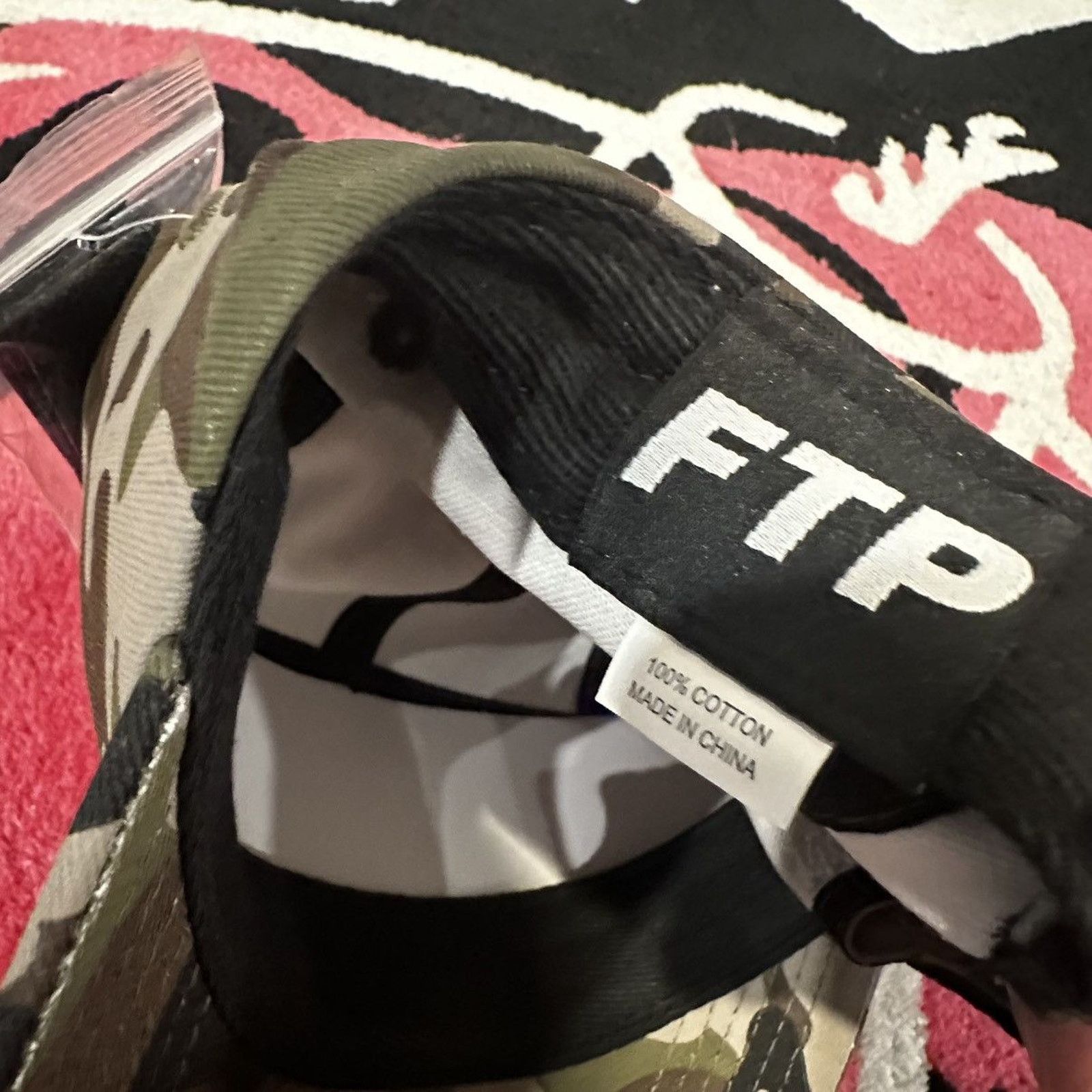 Fuck The Population FTP Velcro Logo Camp Hat (Camo) – One Size – Brand New Size ONE SIZE - 5 Thumbnail
