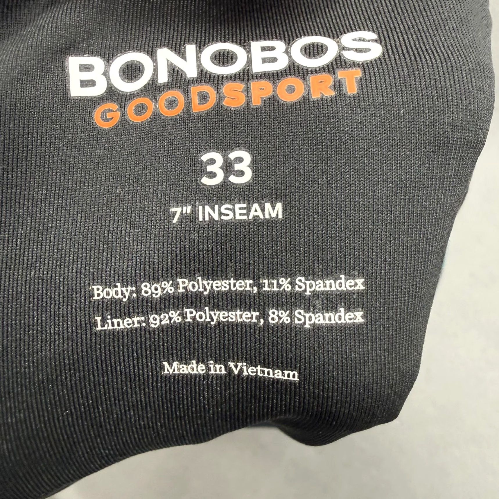 Bonobos Bonobos Goodsport Shorts Mens 33 Blue Geometric 7 Inseam Athletic 7" Inseam Pockets Drawstring Lightweight Gym & Training Running & Jogging Size US 33 - 4 Thumbnail