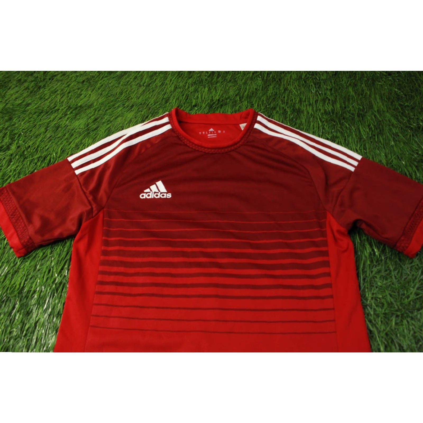 Adidas ADIDAS Campeon ADIZERO Football Shirt Mens S Red and White 2016 Adidas Performance Jersey Short Sleeve Crew Neck Sports Shirt Size US S / EU 44-46 / 1 - 2 Thumbnail