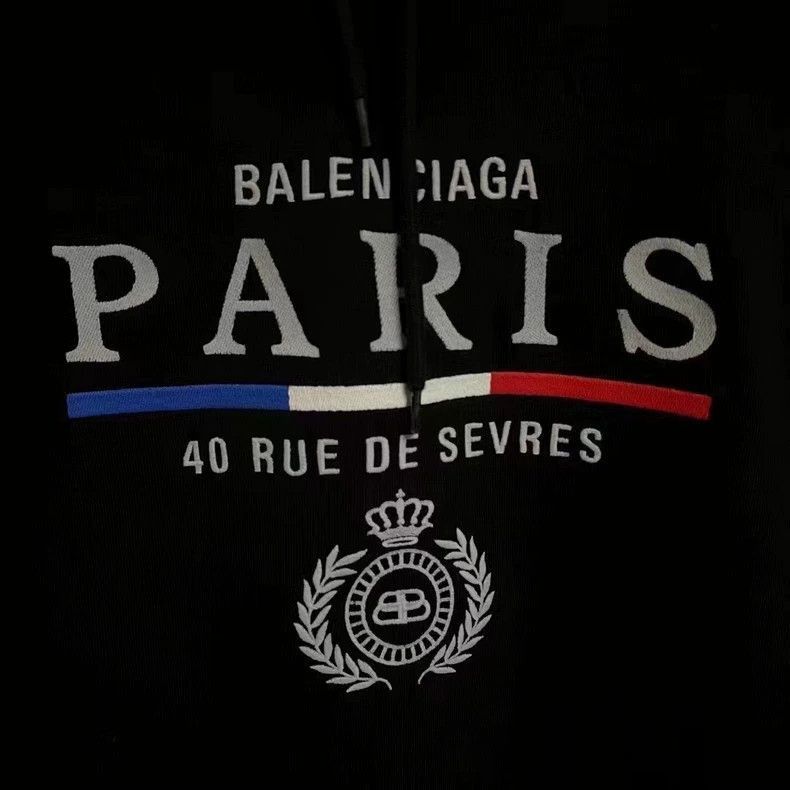 Balenciaga Balenciaga Paris Crown Hoodie for Sale-2505 Size US XS / EU 42 / 0 - 2 Thumbnail