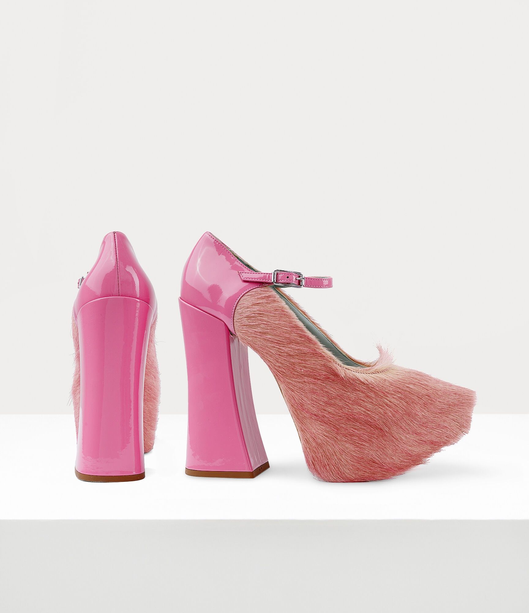 Vivienne Westwood o1f1d3z0825 Olo Mary Jane Articolo Pumps in Pink Size US 10 / IT 40 - 3 Thumbnail
