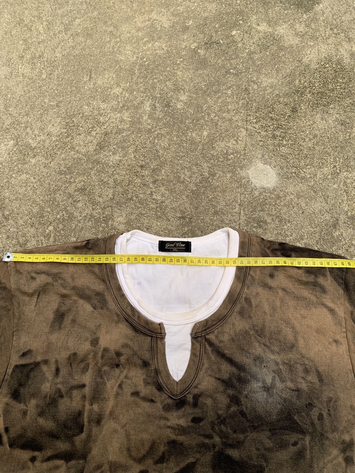 Japanese Brand Good Time Double Layers Abstract Shirt Size US XL / EU 56 / 4 - 4 Thumbnail