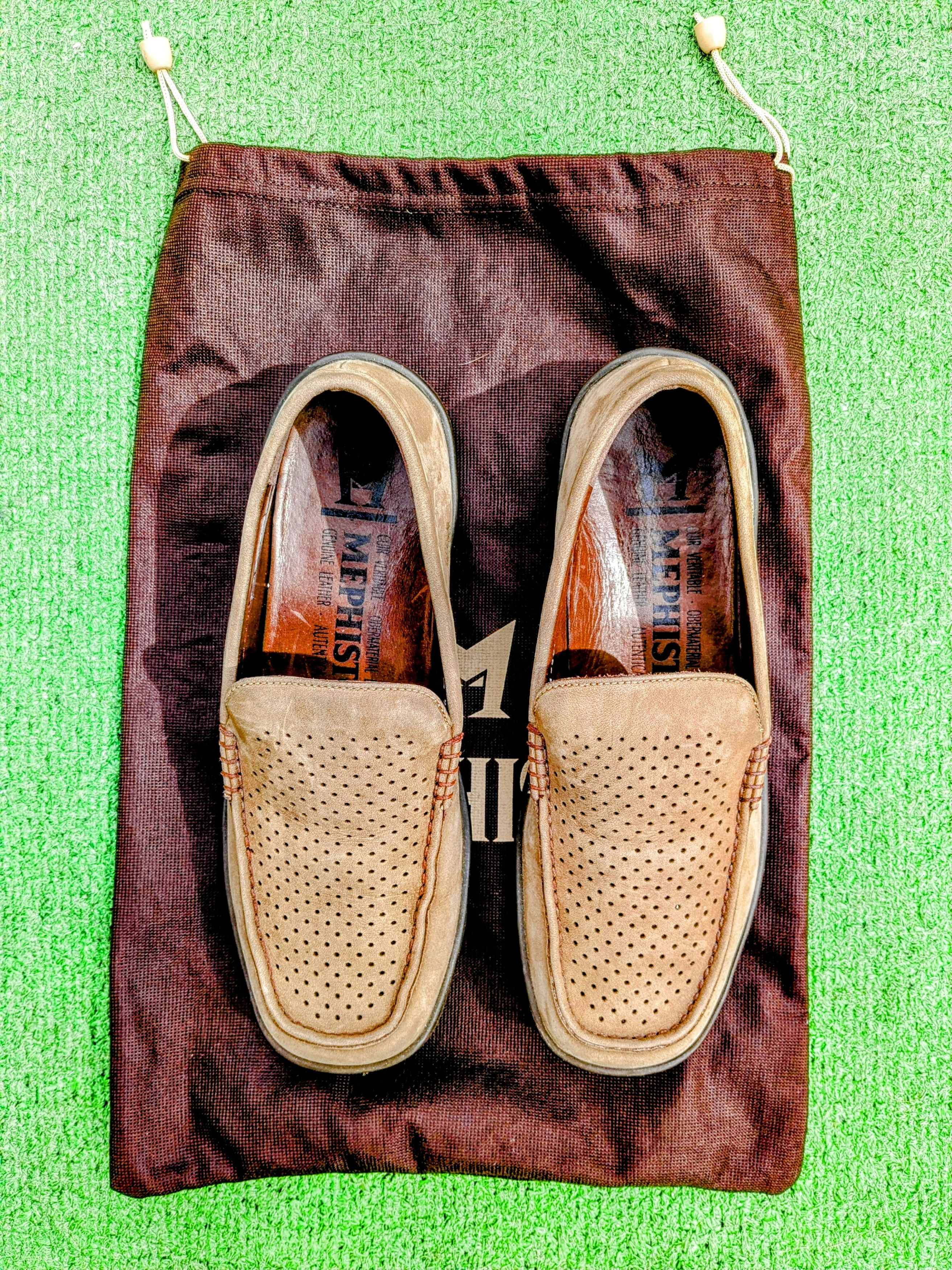 Mephisto Mephisto Algoras Suede Vented Slip-On Moccasins Shoes Size US 7 / EU 40 - 2 Thumbnail