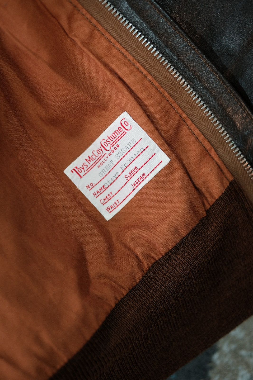 TOYS McCOY Toy Mccoy's Steve Mc Queen Horsehide Flight Jacket Size US S / EU 44-46 / 1 - 6 Thumbnail