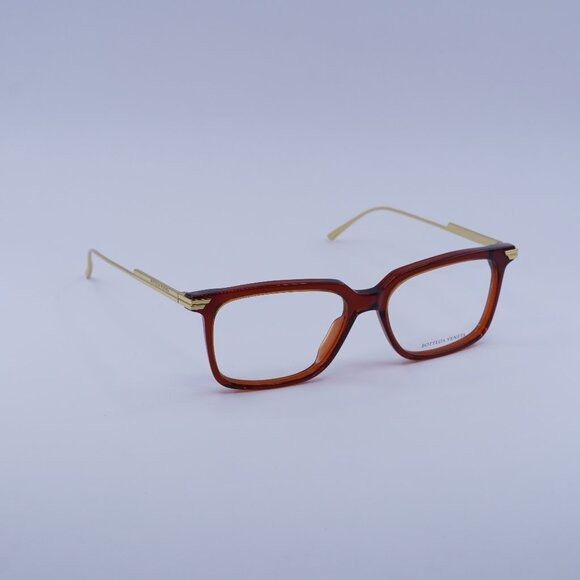 Bottega Veneta BV1009O 004 Eyeglasses Burgundy/Gold 54mm