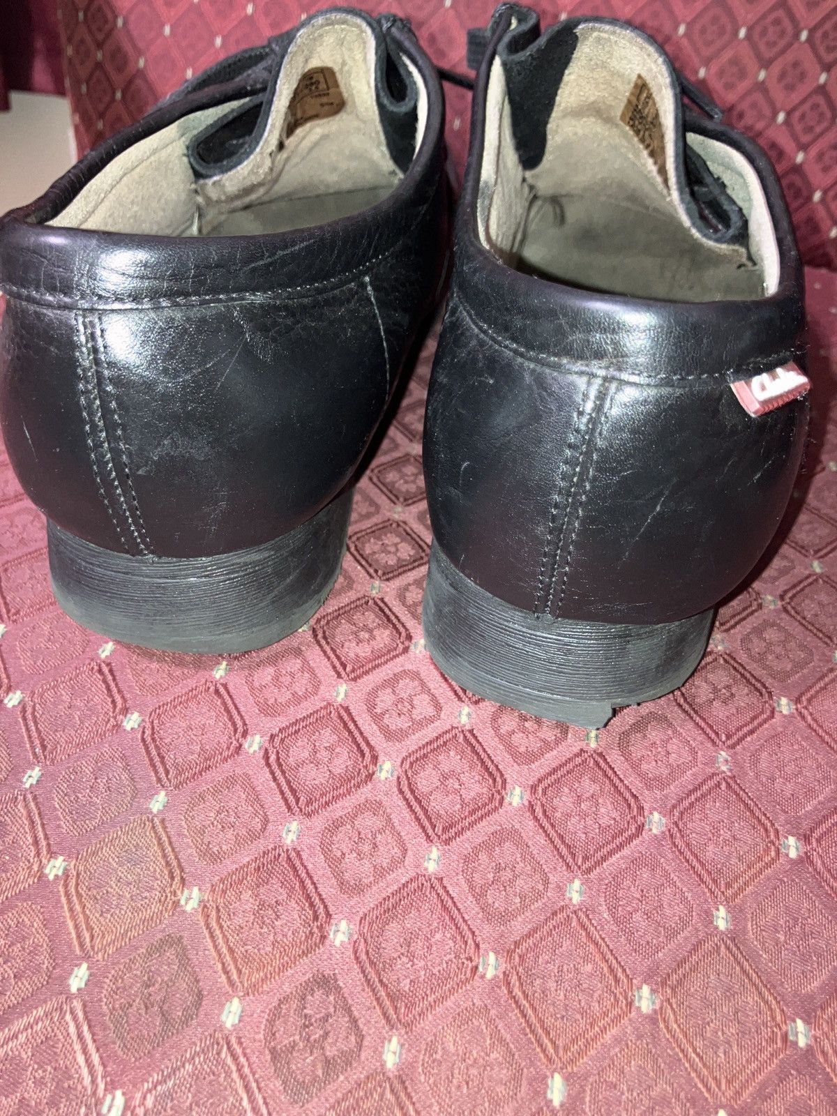 CLARKS LEATHER WALLABEES