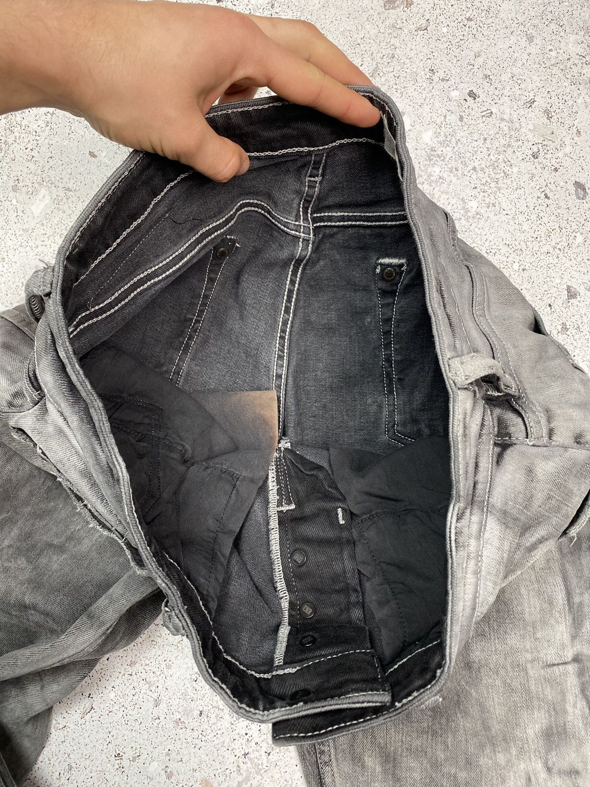 Allsaints Vintage Allsaints Rex 32 Jeans Bleached Distressed Denim Men Size US 32 / EU 48 - 11 Thumbnail