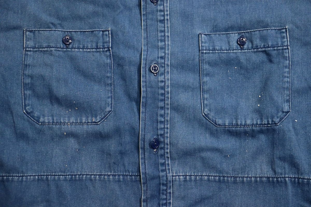 Neighborhood NBHD Neighborhood 20aw Indigo Work Shirt sizeL Size US L / EU 52-54 / 3 - 7 Thumbnail