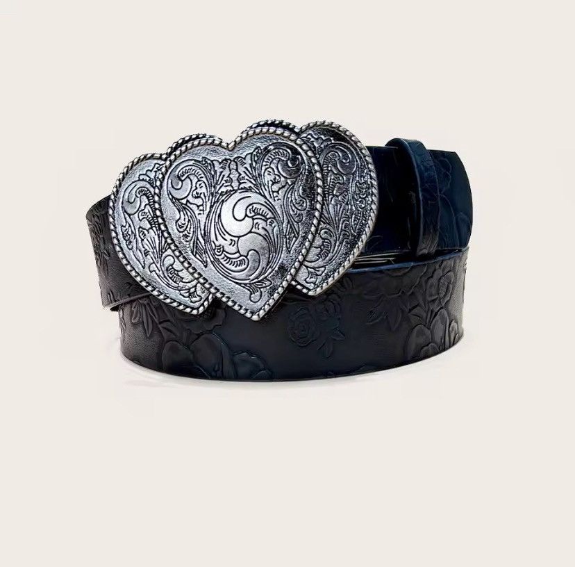 Leather Western Cowboy Punk Jeans Waistband Belt Size ONE SIZE - 1 Thumbnail