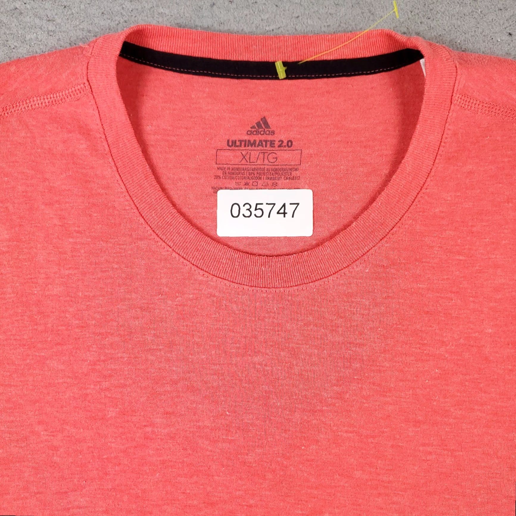 Adidas Adidas T-Shirt Womens XL Pink Short Sleeve Crew Neck Logo Casual Shirt Womens Size XL / US 12-14 / IT 48-50 - 2 Thumbnail