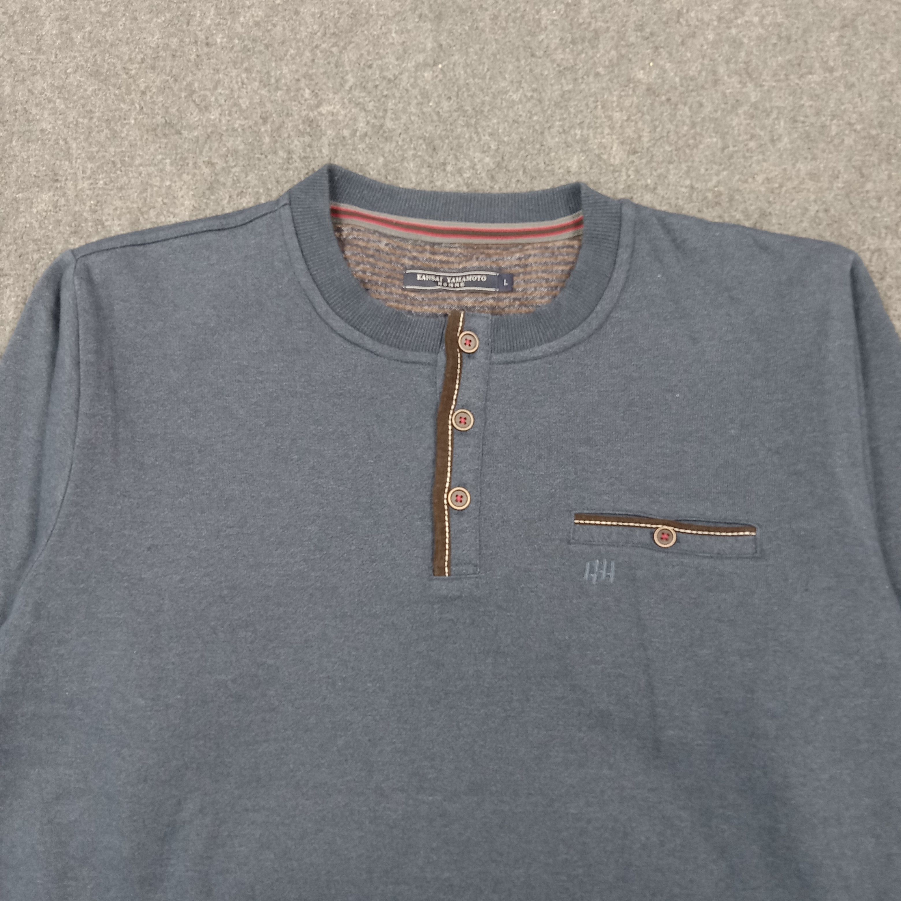 Kansai Yamamoto Kansai Yamamoto Custom Number Nine Logo Sweatshirt C278N17 Size US L / EU 52-54 / 3 - 4 Thumbnail