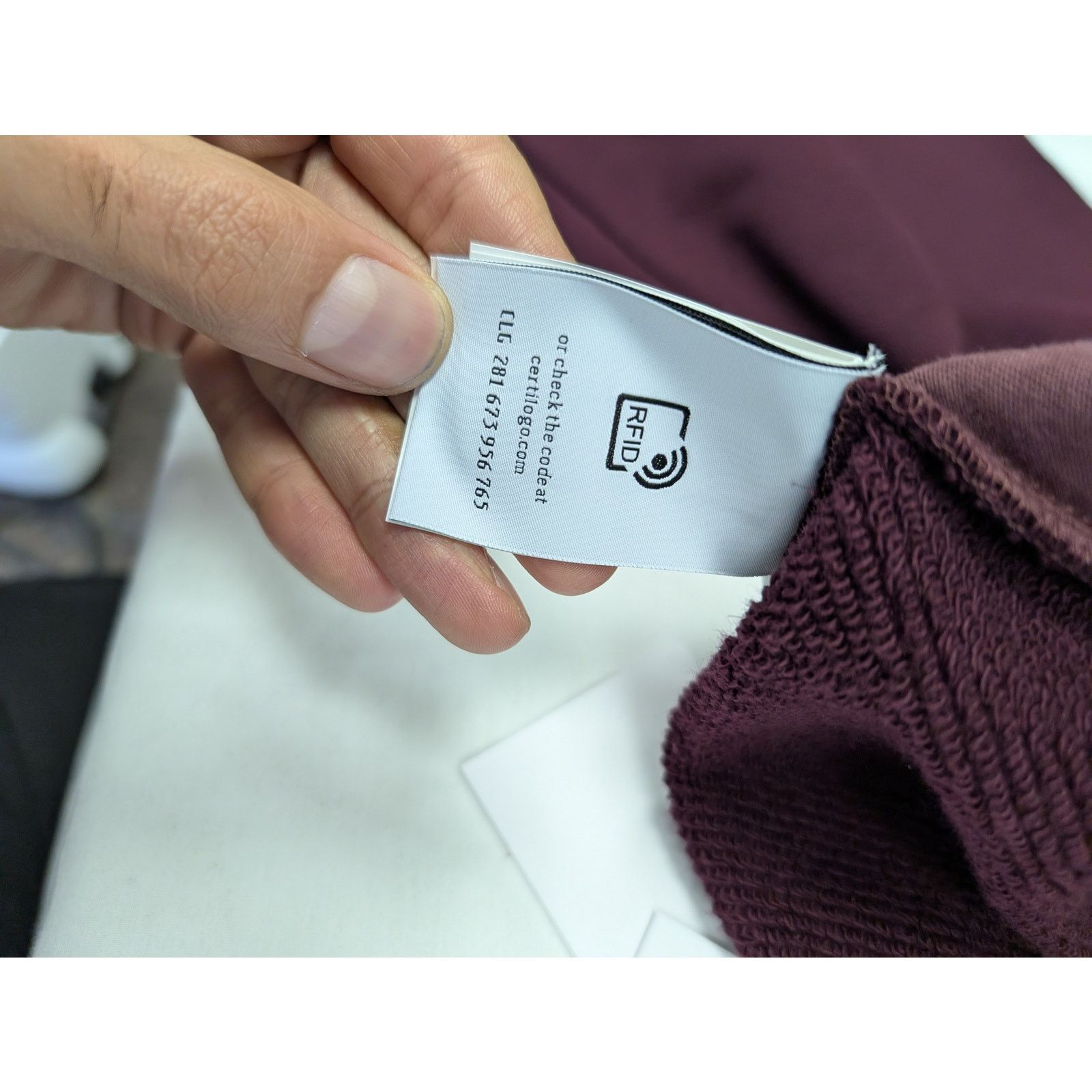 Off-White o1rshd1 Emb Sweatpants Fig Fig in Maroon Size US 36 / EU 52 - 22 Thumbnail