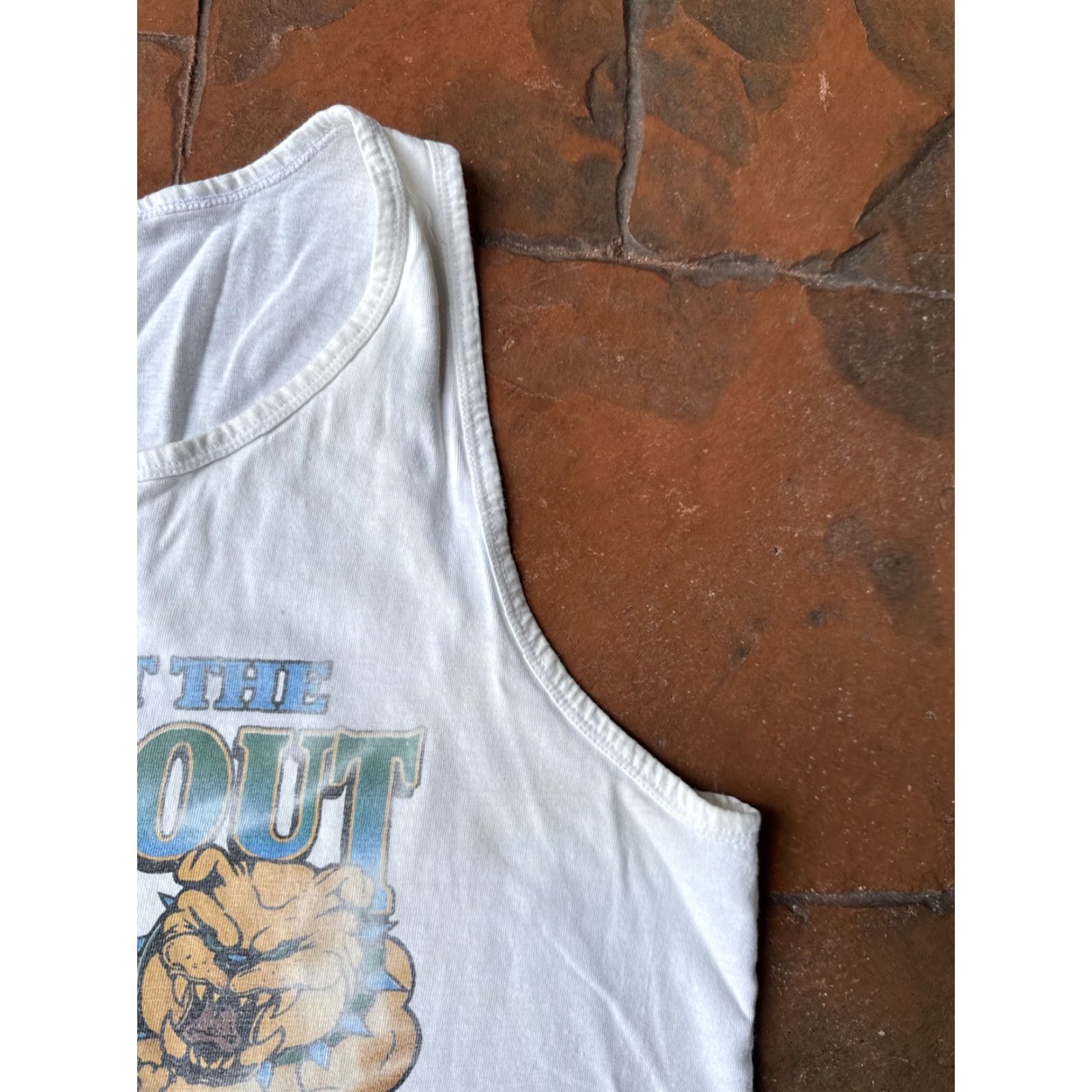 Cottweiler VINTAGE Bahamas Rottweiler Beer 90s Who Let The Dogs Out Shirt Large White Cotton T-Shirt Men Size US L / EU 52-54 / 3 - 5 Thumbnail