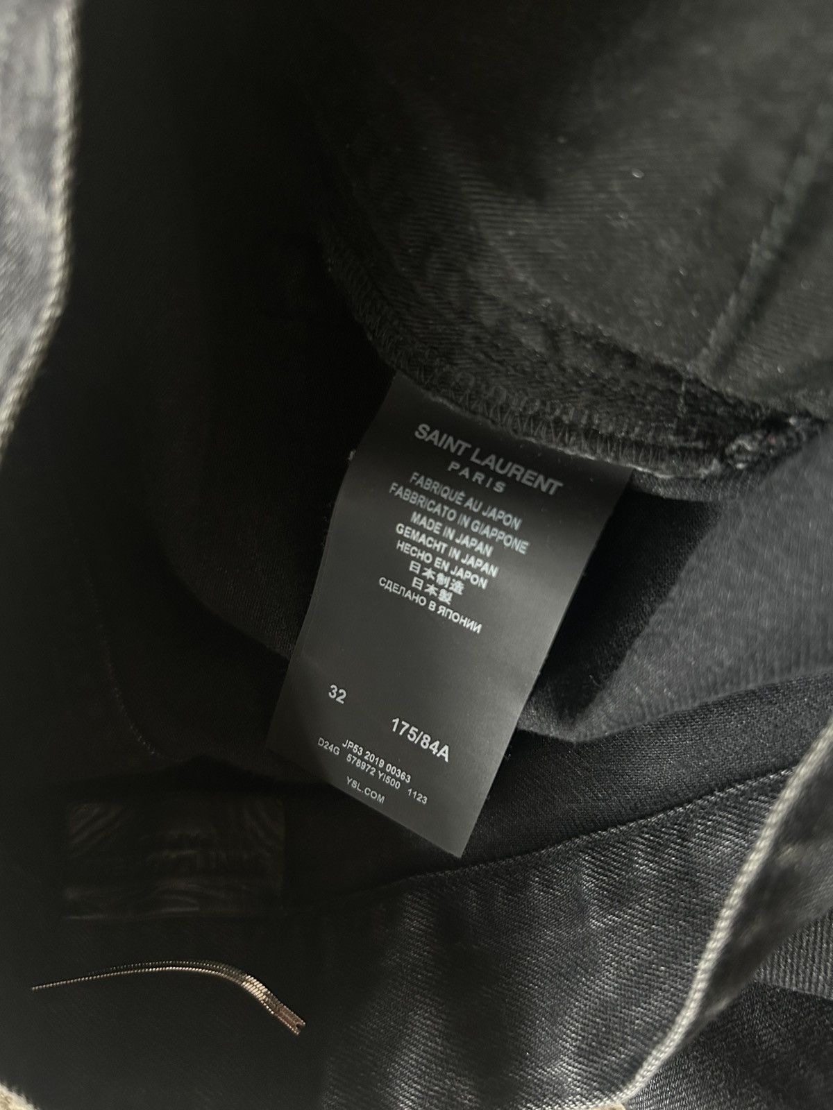 Saint Laurent Paris Saint laurent paris d02 jeans hedi slimane era Size US 32 / EU 48 - 7 Thumbnail