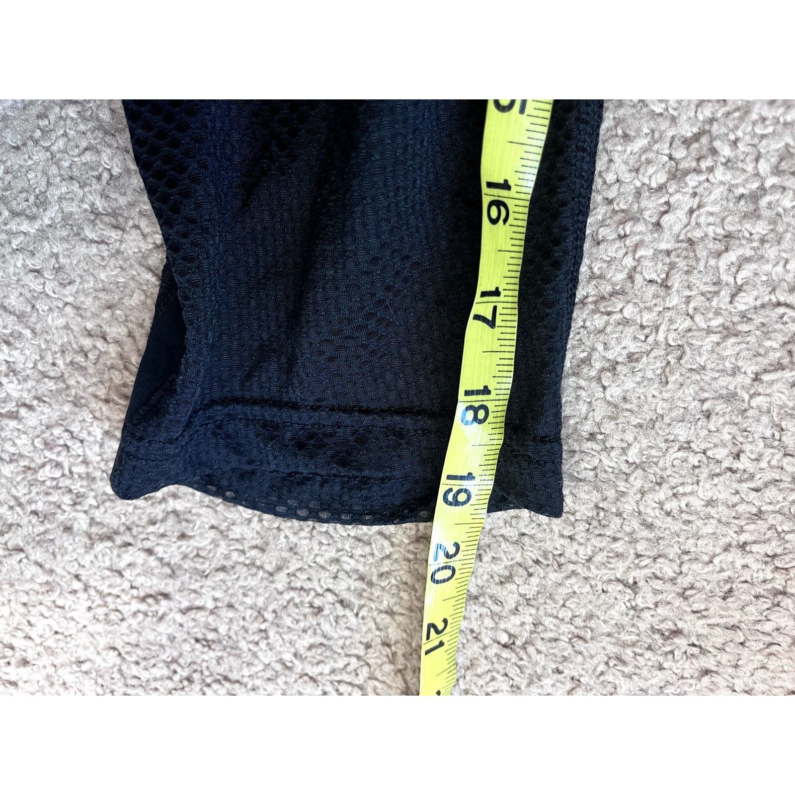 Adidas Women's Black Mesh Adidas Running Capris M Size 29" - 5 Thumbnail
