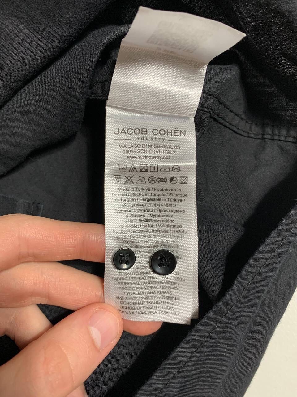 Jacob Cohen Crazy Jacob Cohen Men’s Shirt Black Size US M / EU 48-50 / 2 - 8 Thumbnail