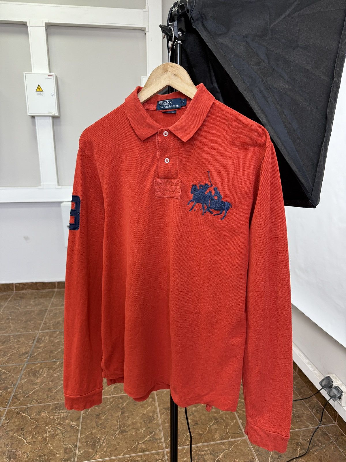 Polo Ralph Lauren 🇺🇸 Vintage Ralph Lauren Polo Long Sleeve Retro Rare Hype Y2K Size US L / EU 52-54 / 3 - 1 Thumbnail