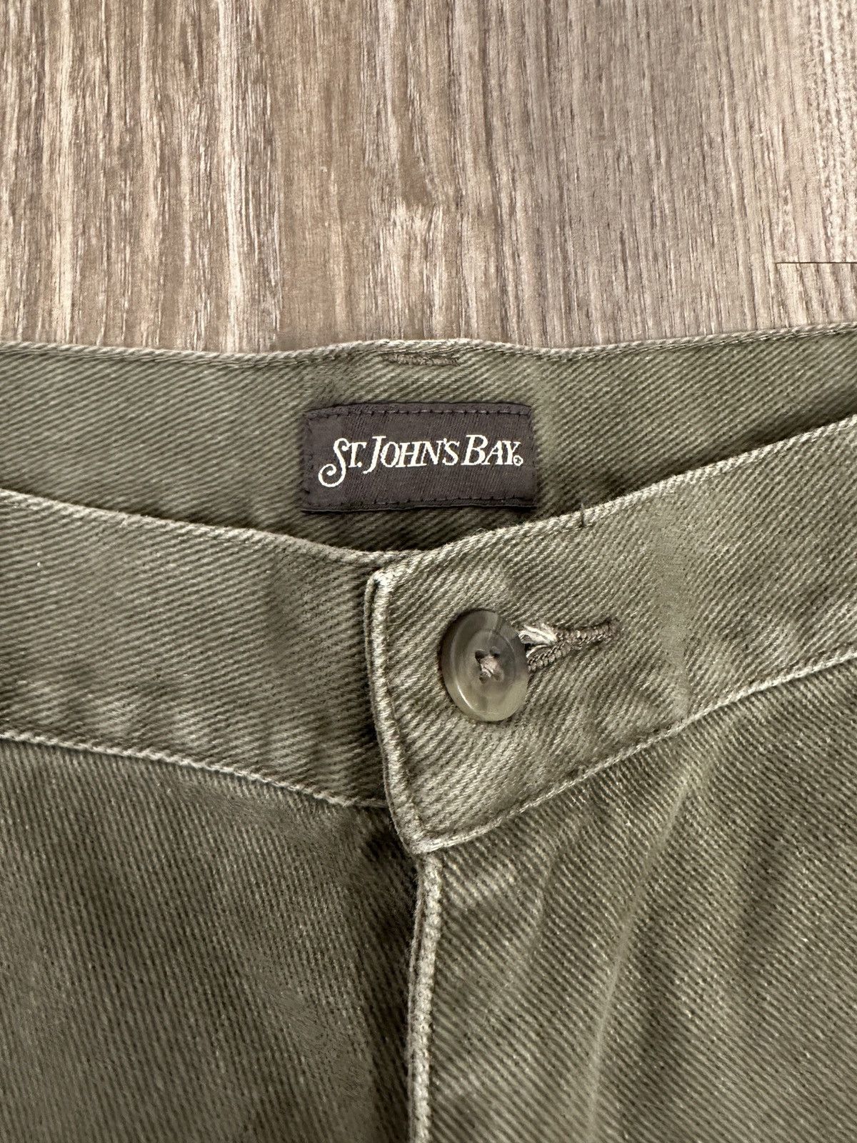 St. Johns Bay St John Bay Olive Pants Size US 34 / EU 50 - 3 Thumbnail