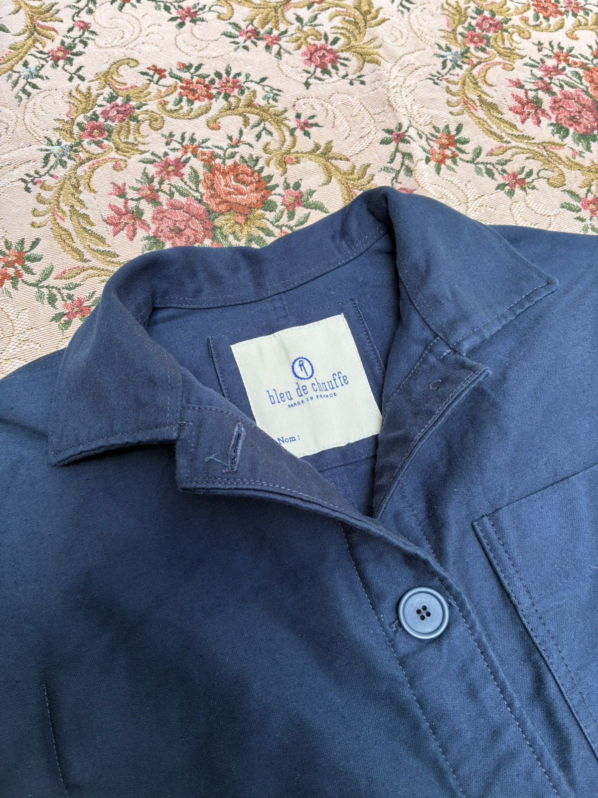 Bleu de Chauffe BLEU DE CHAUFFE GERMINALE MOLESKIN FRENCH MADE CHORE JACKET Size US XS / EU 42 / 0 - 4 Thumbnail