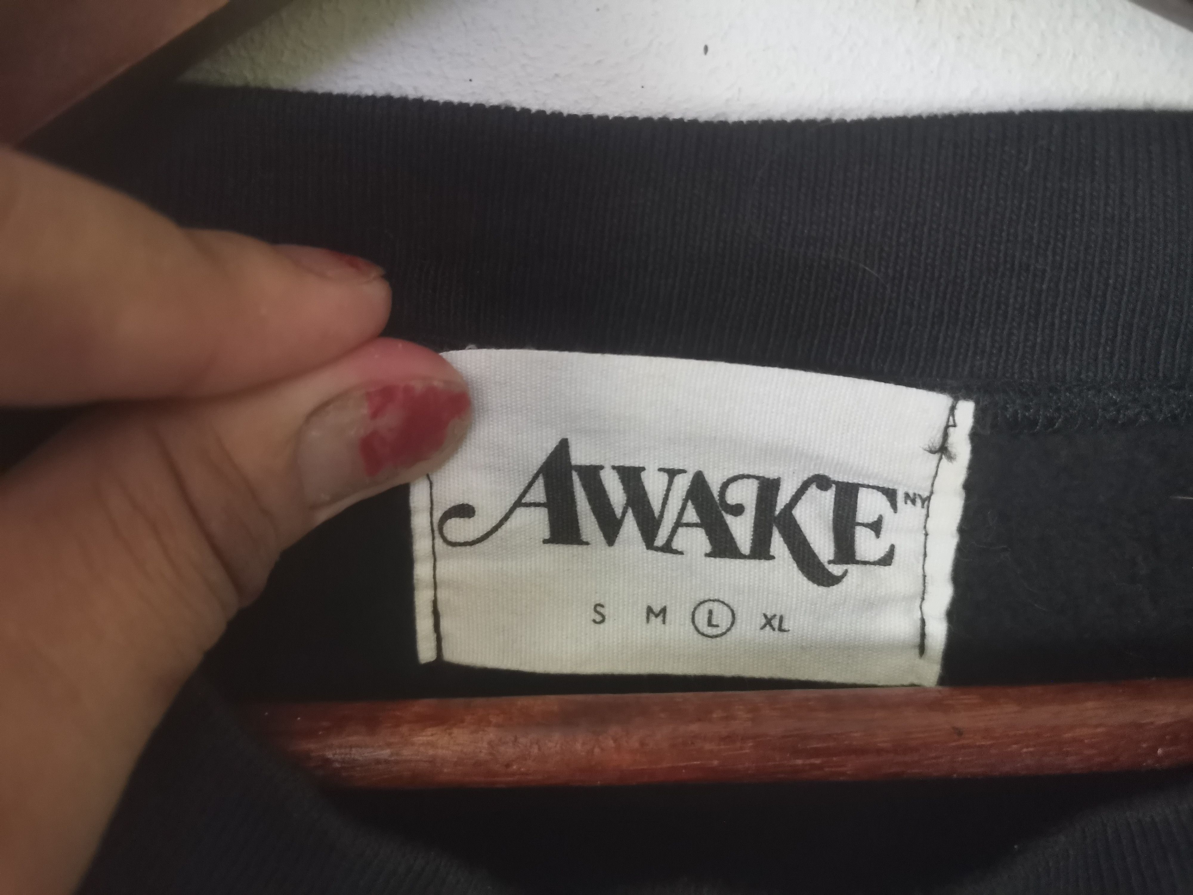 Awake NY Rare Awake sweatshirt black colour Size US L / EU 52-54 / 3 - 7 Thumbnail