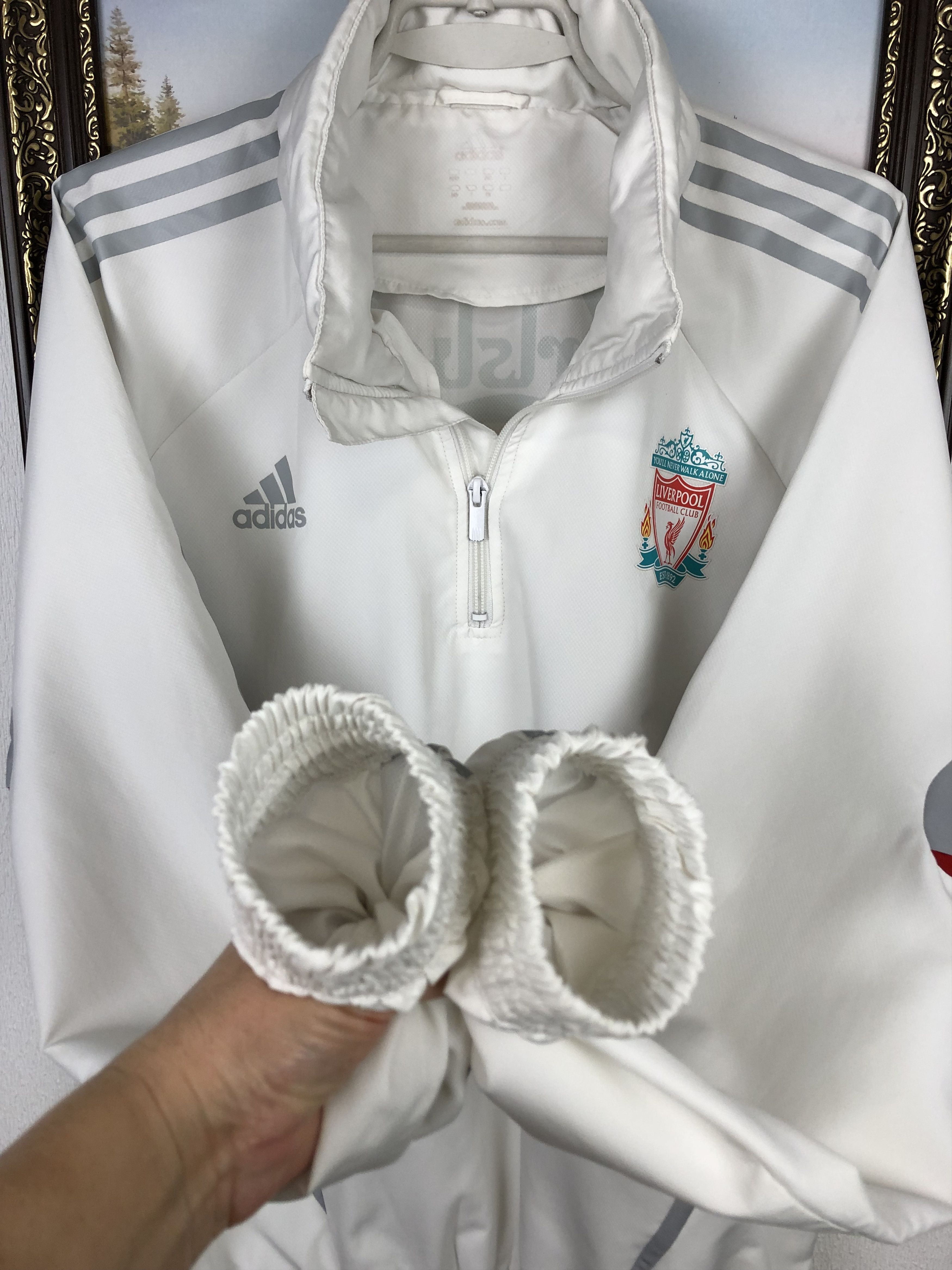 Adidas Vintage Adidas Liverpool Football Jacket Soccer Track Top Size US L / EU 52-54 / 3 - 7 Thumbnail