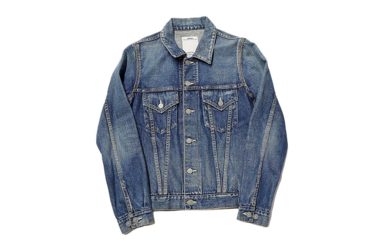Visvim [S] VISVIM 15AW 102103 DENIM JACKET DMGD washed cotton Size US S / EU 44-46 / 1 - 1 Thumbnail