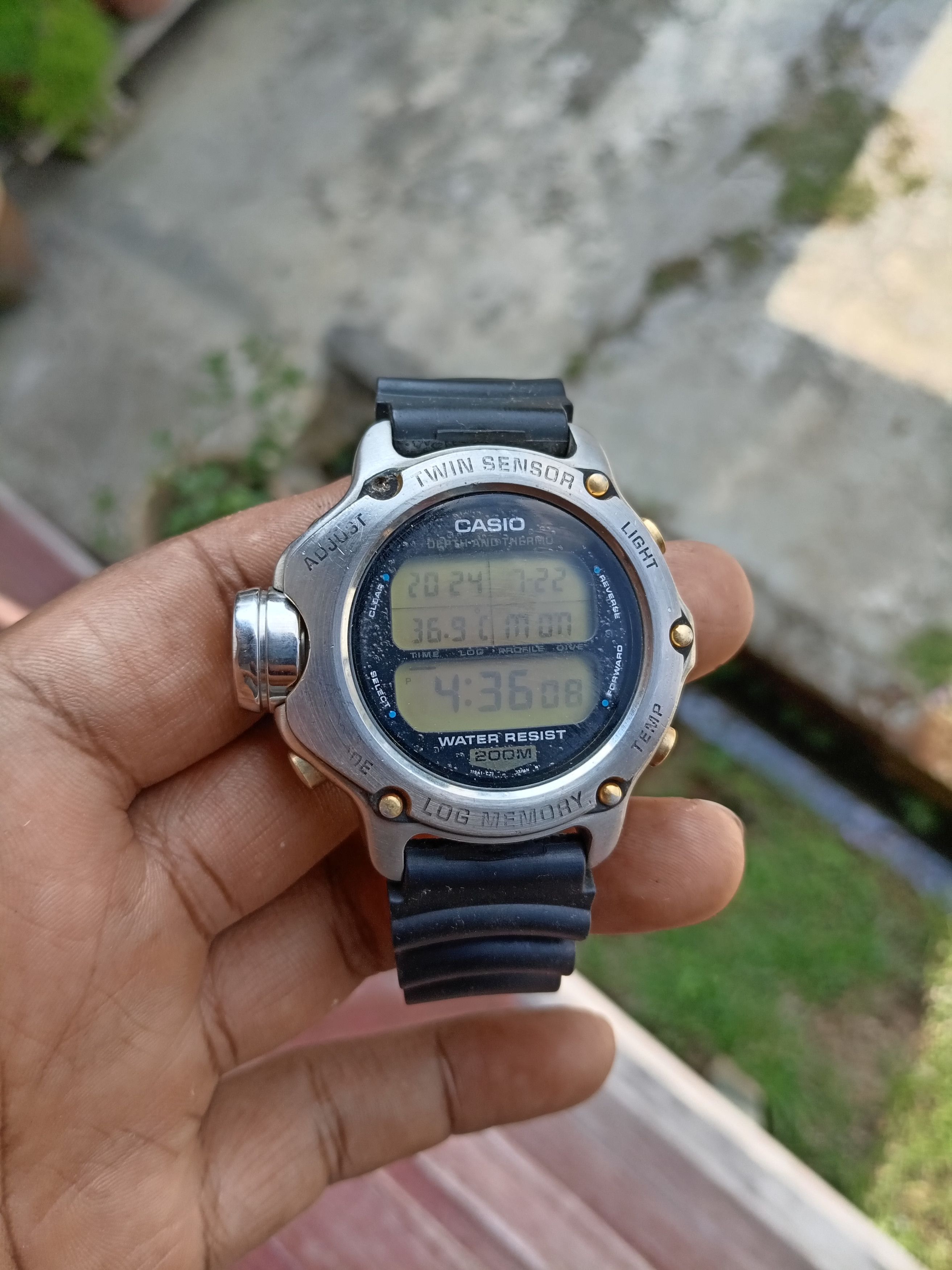 Casio Japanese Brand Vintage casio dep 600 digital diver watch Grailed