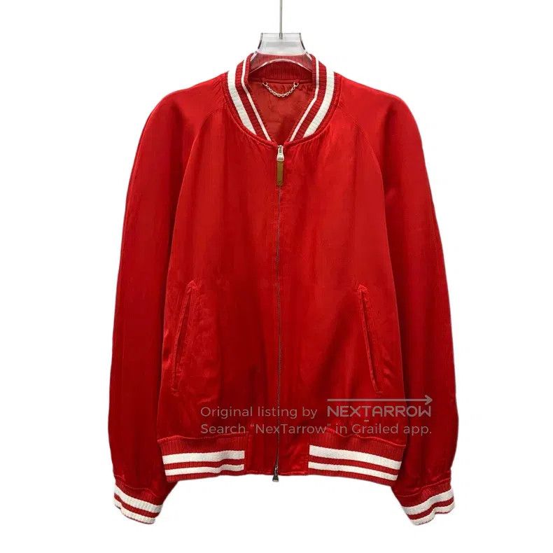 Louis Vuitton Louis Vuitton Red logo monogrammed embroidered standing co Size US M / EU 48-50 / 2 - 1 Thumbnail