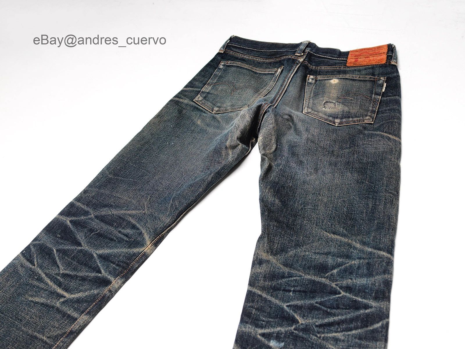 Studio D'Artisan Butler Studio D’artisan Jeans Fades Distressed Selvedge Size US 30 / EU 46 - 3 Thumbnail