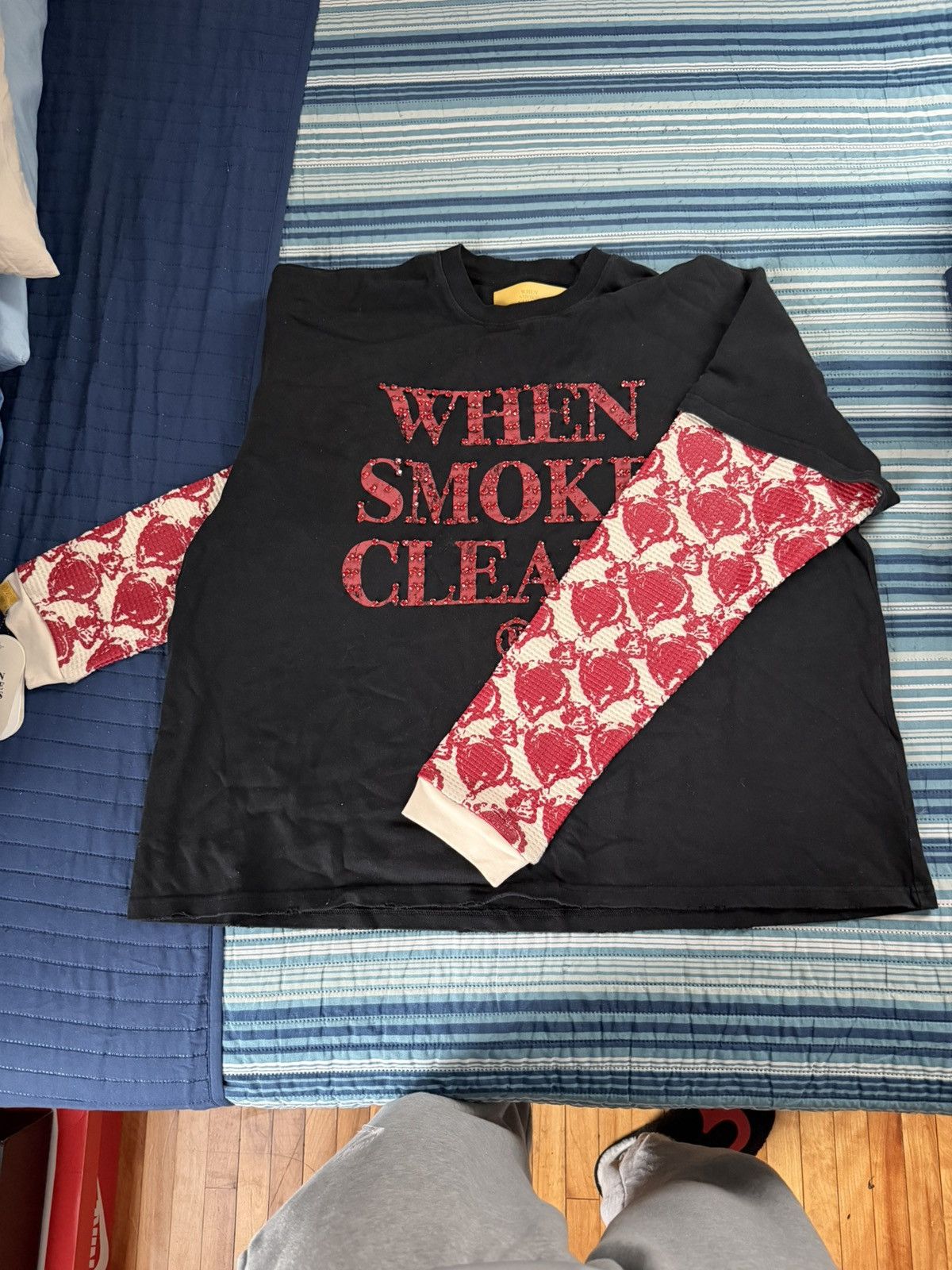 Whensmokeclears When Smoke Clears - Long Sleeve Graphic/Diamond Tee Size US XXL / EU 58 / 5 - 1 Thumbnail