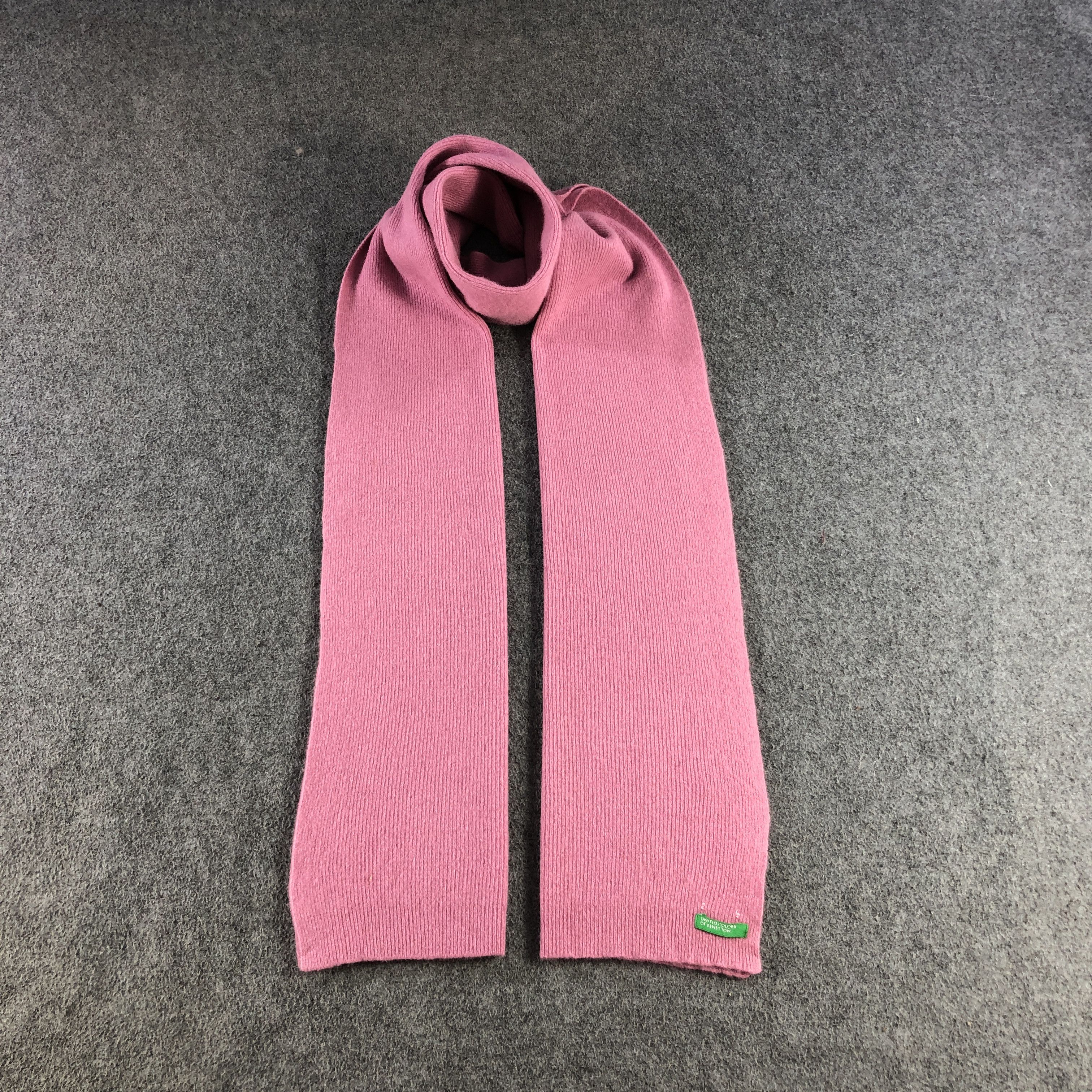 United Colors Of Benetton United Colors of Benetton Wool Scarf Muffler V2868 Size ONE SIZE - 1 Thumbnail