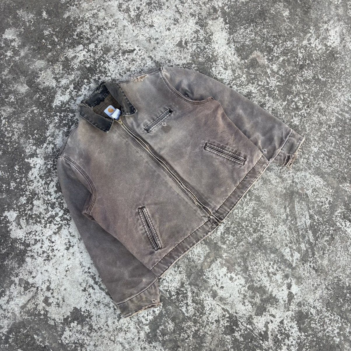 Carhartt 💥Vintage Carhartt Detroit jacket J97 CHT Size US XL / EU 56 / 4 - 3 Thumbnail