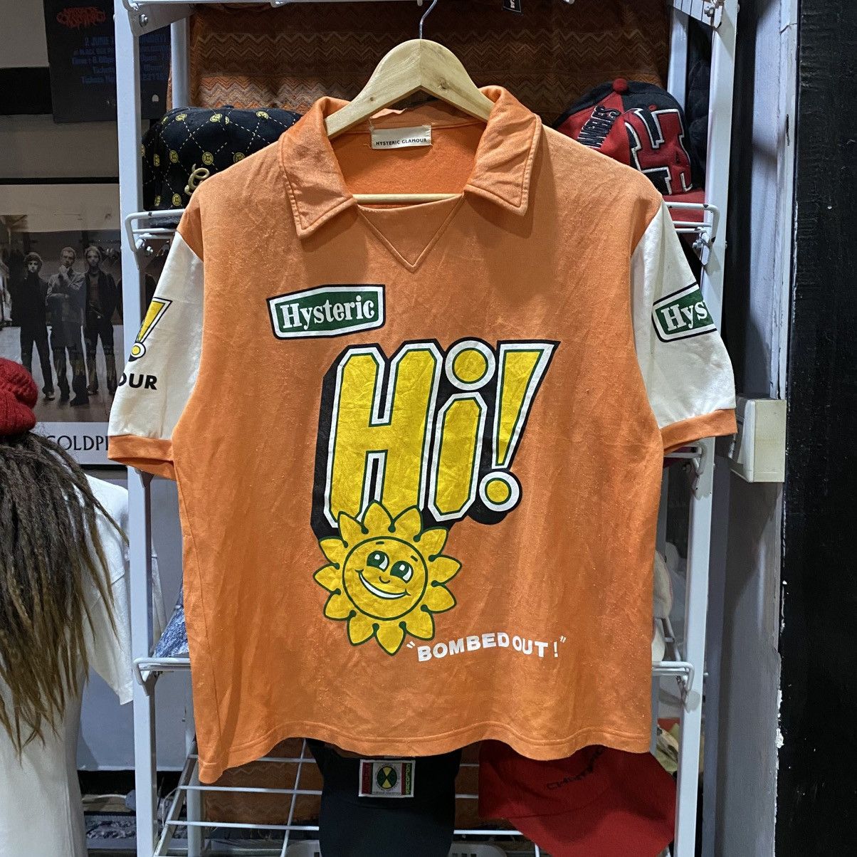 Hysteric Glamour 80’s Hysteric “Bombed Out” Sports Jersey Polo Size US M / EU 48-50 / 2 - 1 Thumbnail