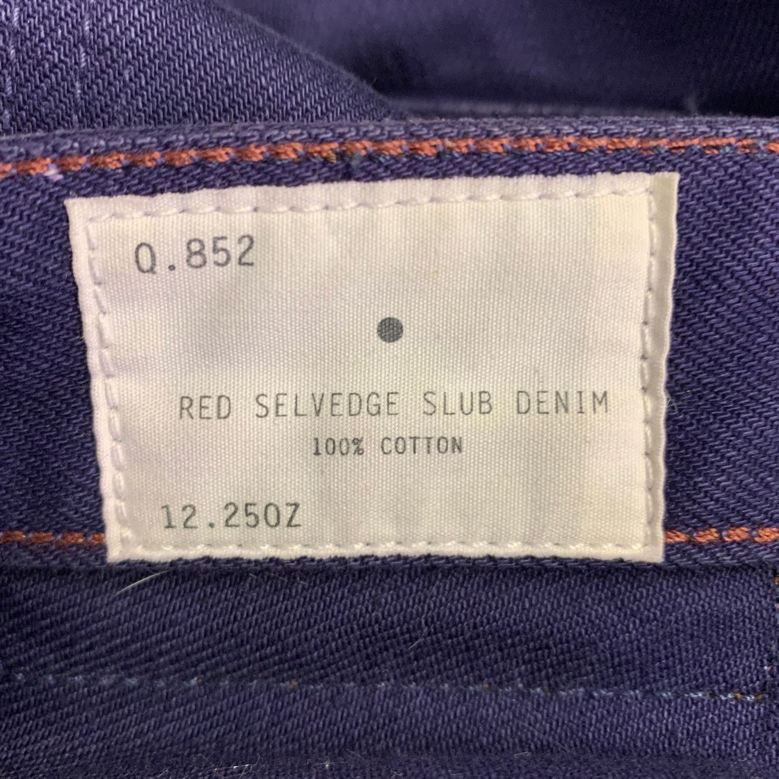 Other RED EAR VILLAGE INDUSTRIES by 32 Blue Cotton Denim Jeans Size US 32 / EU 48 - 6 Thumbnail