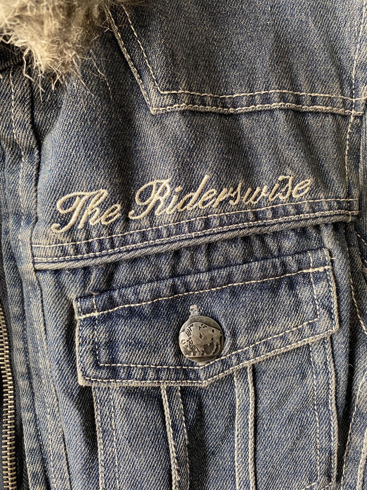 In The Attic In The Attic Japan Faux Fur Denim Jacket Size US M / EU 48-50 / 2 - 7 Thumbnail