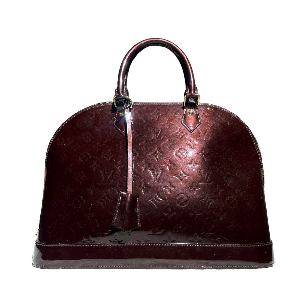 Louis Vuitton Vernis Alma MM Amarante patent leather Size ONE SIZE - 1 Thumbnail