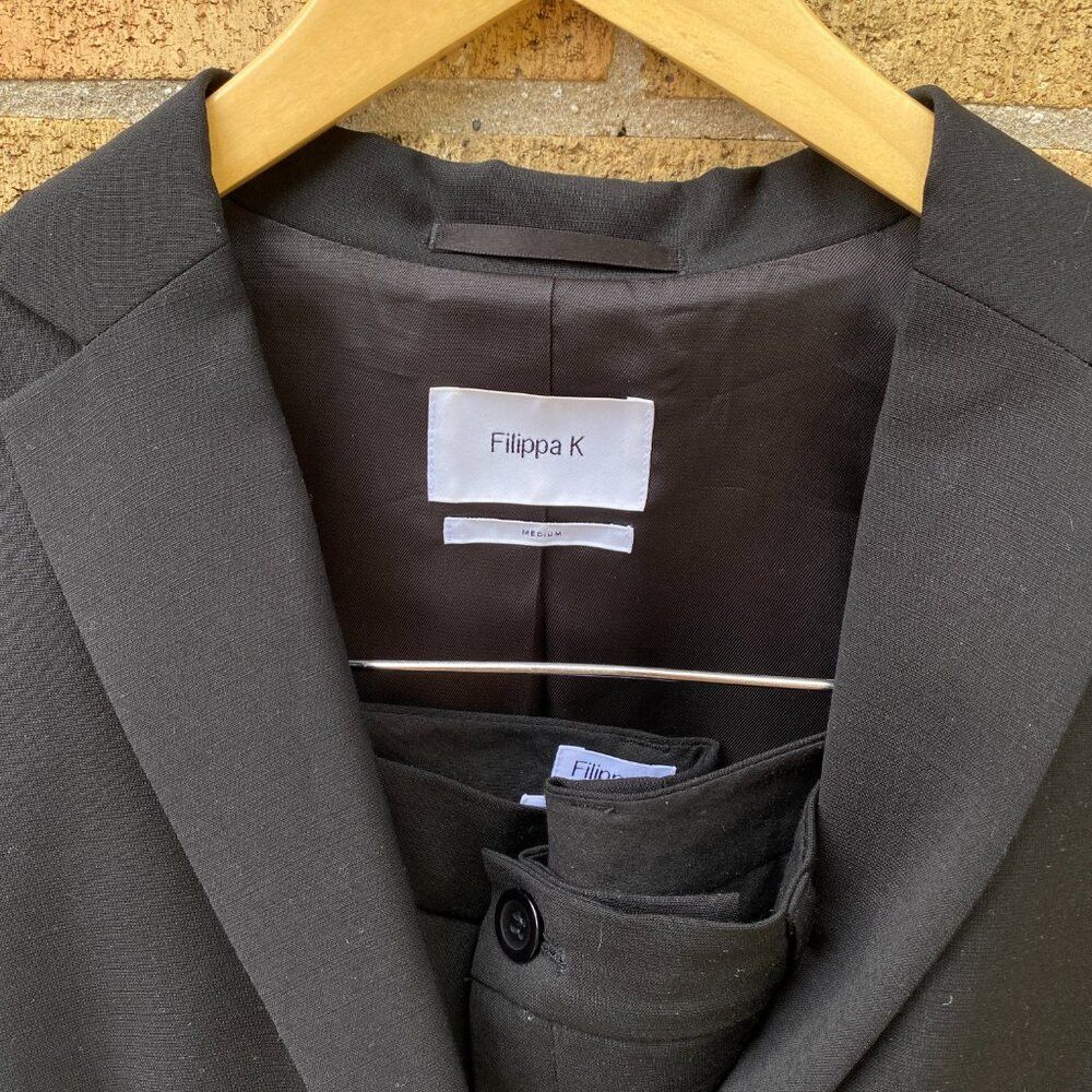Filippa K Vintage 90s Flippa K Jackie Cool Wool Jacket Blazer Wool Su Size S / US 4 / IT 40 - 6 Thumbnail
