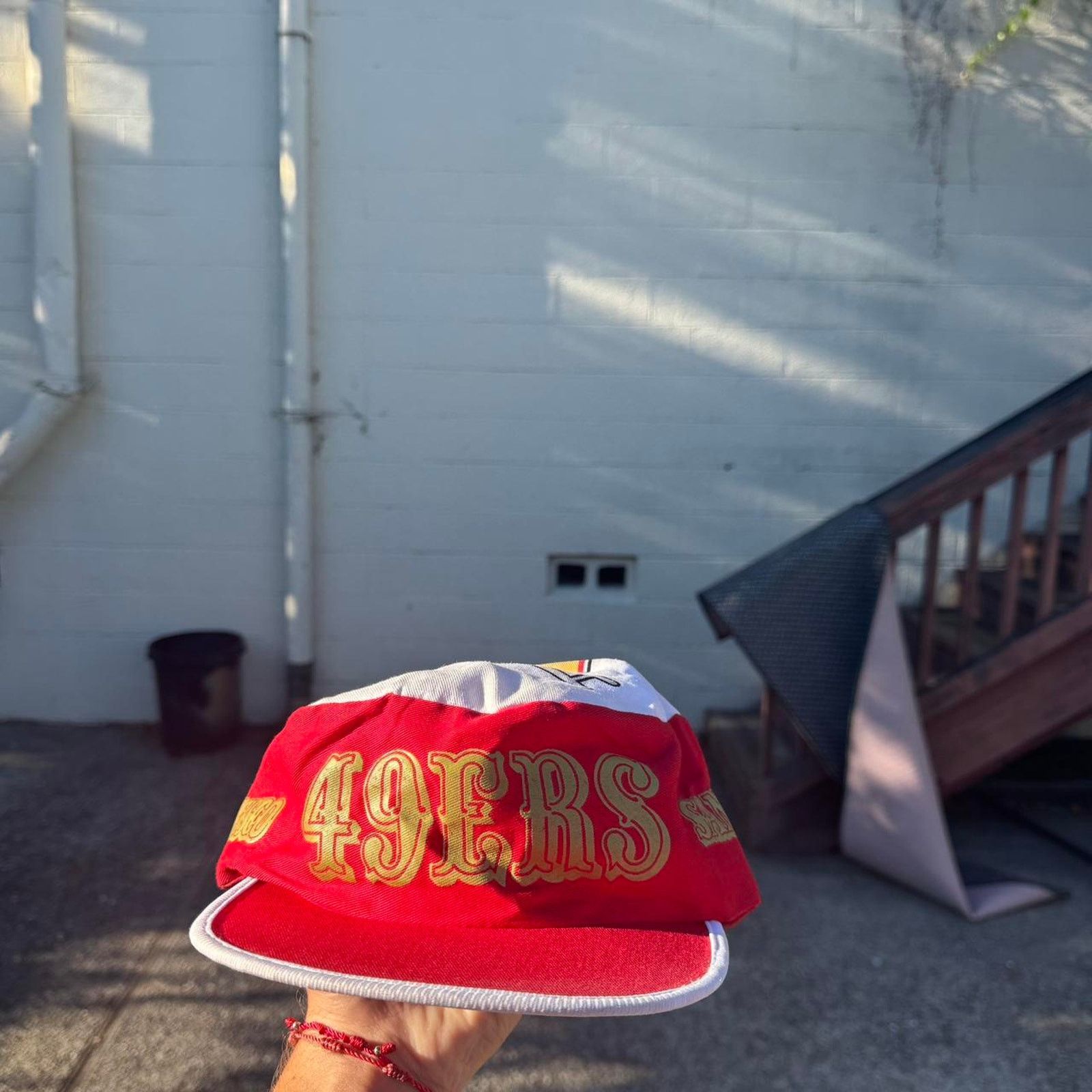 NFL 1980s SF 49ers Vintage Painter’s Snapback Cap Size ONE SIZE - 1 Thumbnail