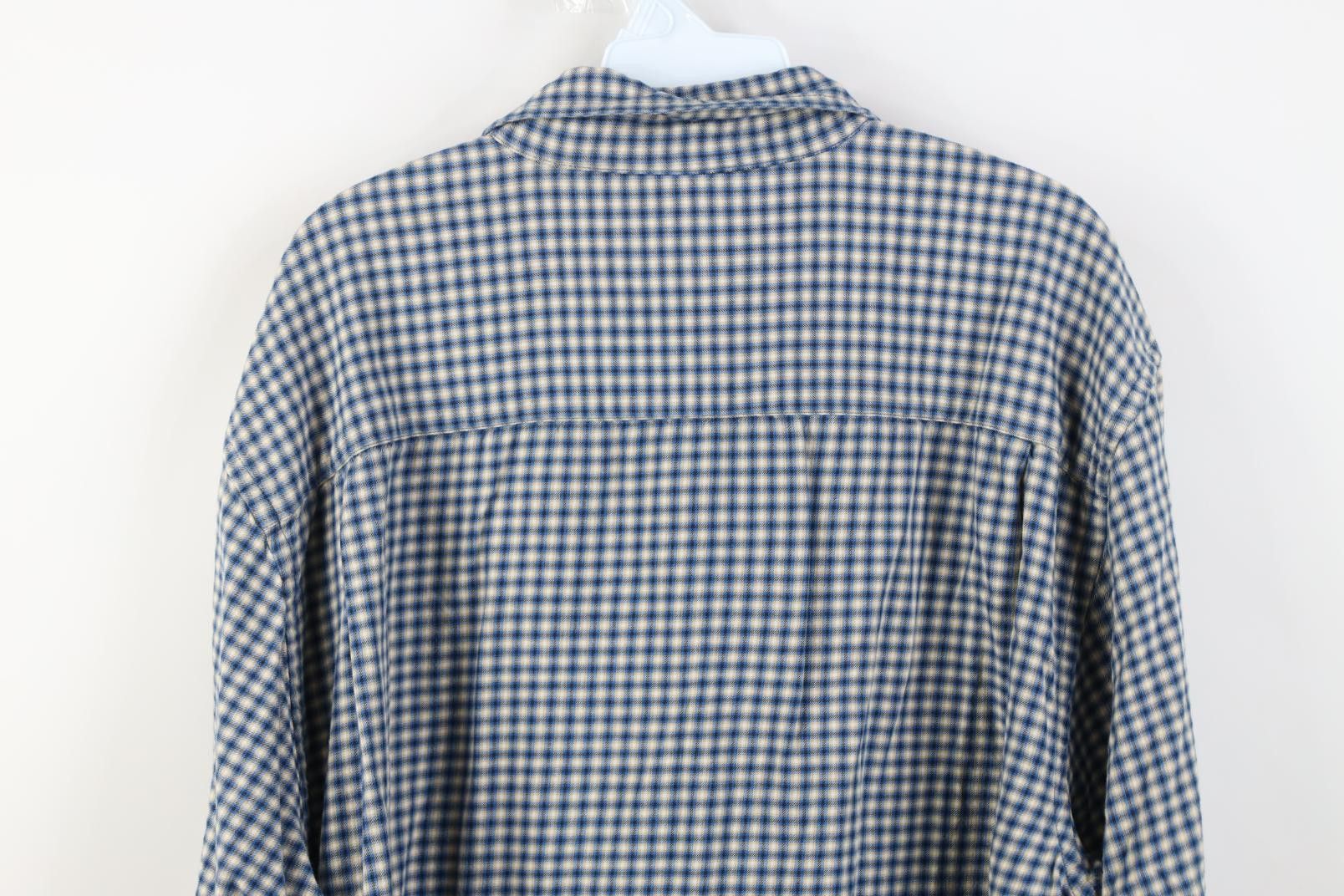 Nautica Vintage 90s Nautica Fit Flannel Collared Button Shirt Plaid Size US XL / EU 56 / 4 - 13 Thumbnail