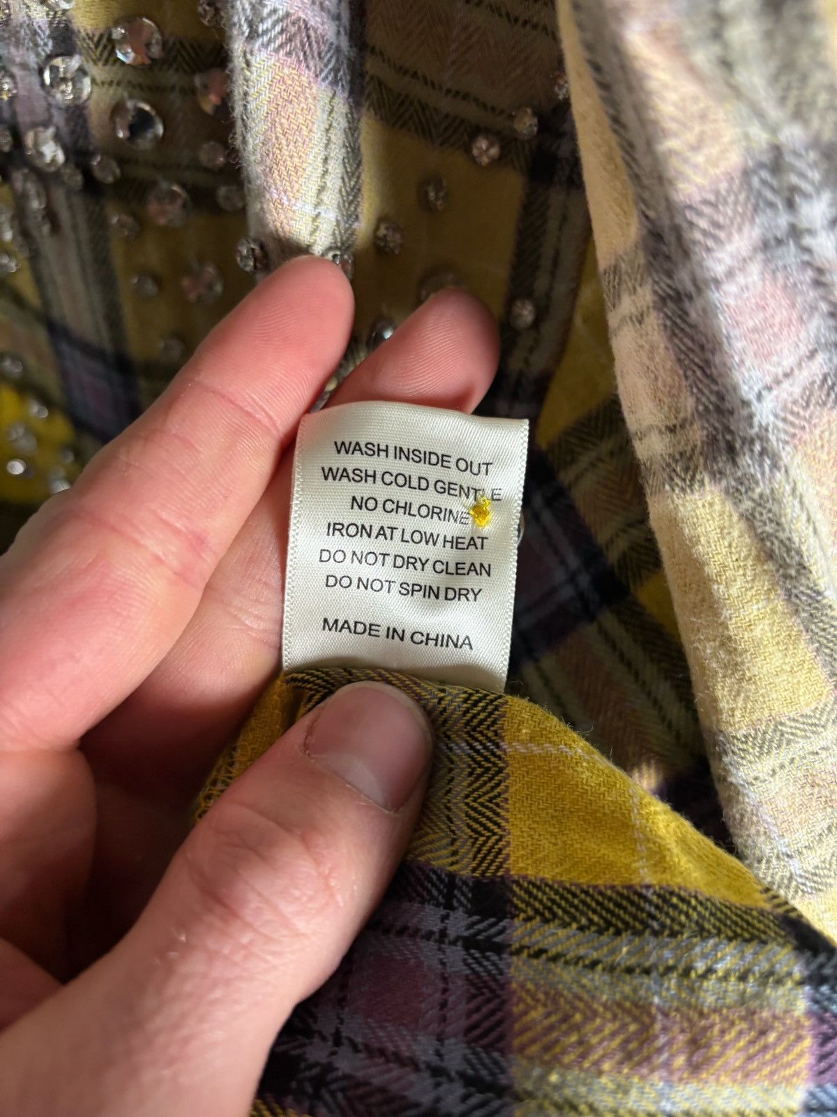 Vale Vale Forever Lemonhead Flannel 'Yellow/Blue' Size US L / EU 52-54 / 3 - 6 Thumbnail