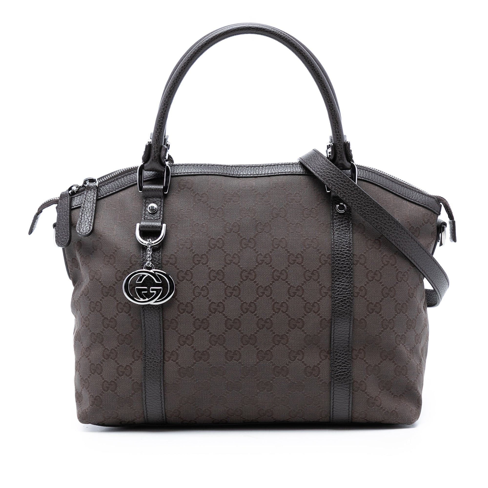 Gucci GG Canvas Charm Dome Satchel Size ONE SIZE - 1 Thumbnail