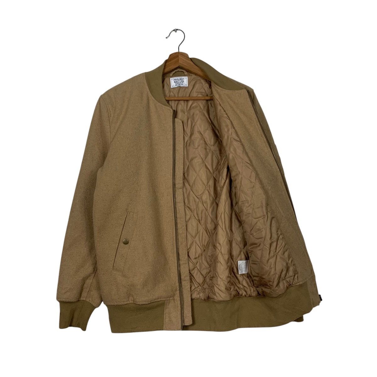Japanese Brand PROJECT EDITION Bomber Jacket #2131-C94 Size US L / EU 52-54 / 3 - 7 Thumbnail